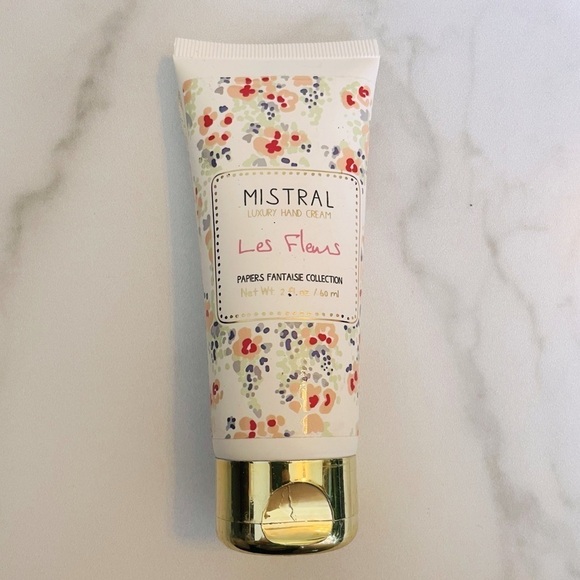 Mistral Les Fleurs Luxury Hand Cream- Papers Fantaisie Collection- 2fl oz - Picture 2 of 7